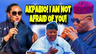 Natasha Akpoti Clashes with Senate President Akpabio after He Ordered Her Out of Plenary