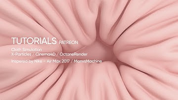 X-Particles Cloth Tutorial / How to Create Cloth Simulation in X-Particles for Cinema 4D