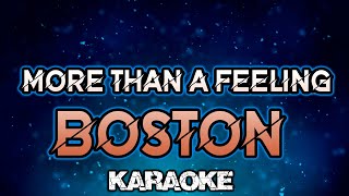 Boston - More Than a Feeling - KARAOKE