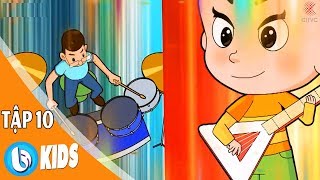 Hoạt Hình Bố Đầu Nhỏ Con Đầu To: Ban Nhạc Gia Đình - Tập 10 | Phim Hoạt Hình Vui Nhộn 2018