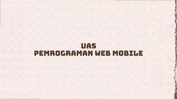 PROJEK UAS PEMROGRAMAN WEB MOBILE 2 Tutorial akses API