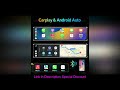 OBDPEAK K4 12 Inch 4K Rearview Mirror Camera Wireless CarPlay &amp; Android Auto AUX FM GPS Navigation
