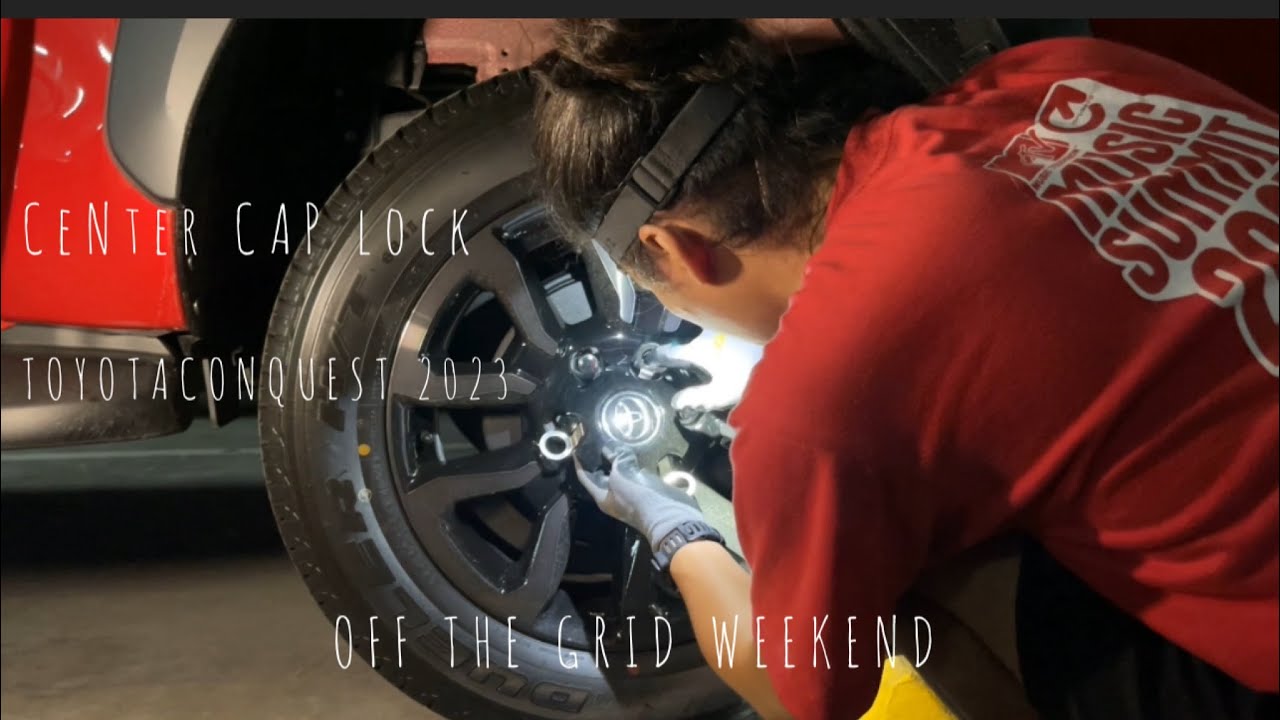 CENTER CAP LOCK DIY INSTALLATION 2023 TOYOTA HILUX CONQUEST ASMR