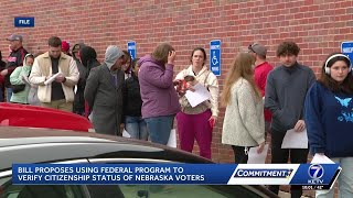 Bill proposes using federal program to verify citizenship status of Nebraska voters