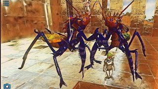 ARK MOBILE MANTIS BOSS TRYING TAMING HOW TO TAME BOSS ARK MOBILE #ark #arksurvival #gaming #ark