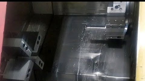 Cutting A Cnc Soft Jaws | Cutting Cnc Jaws With 4 Jaw Chuck #shorts