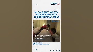 MOMEN KOCAK Marc Klok Banting Shin Tae-Yong saat Rayakan Timnas Indonesia Lolos 16 Besar Piala Asia