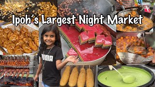 Ipoh Largest Friday Night Market | First Garden Pasar Malam | Malaysian Street Food #malaysia #ipoh