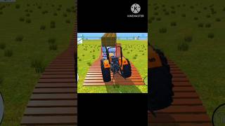 Indian heavy truck gets stuck, rescued by tractor In game 🚚🚜. #truck #tructer #jcb #dumper​ #games