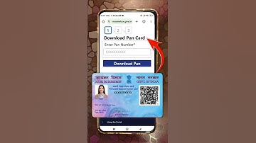 PAN card download | pan card kaise download karen | How to download pan card online | Download e-PAN