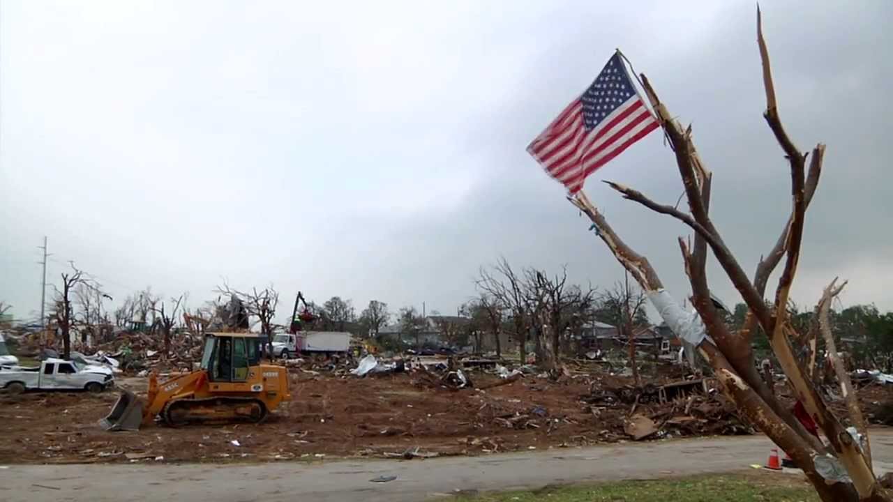 Texas tornado damage - YouTube