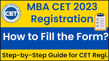 MBA CET 2023 | Registration Guide | Step-by-Step Form Filling | Ronak Shah
