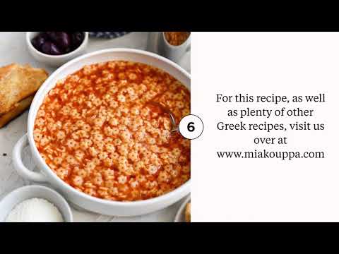 Greek Manestra soup