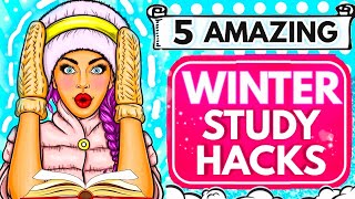 How to Study In Winters without Feeling Sleepy🔥| 5 Simple Steps| STUDY TIPS| WINTER STUDY HACKS ❄️ Wealth