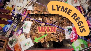 ghost win at LYME REGIS!!  2p Coin Pusher | Amusement Arcade | Episode 51