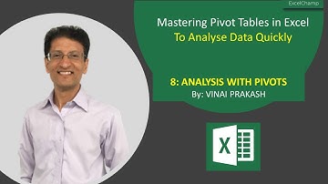 Part 8: Summarize Data With Excel Pivot Tables (FREE FULL COURSE TO MASTER PIVOT TABLES - EXCELCHAMP