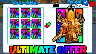 OFFERING FOR ULTIMATE CLOCK *OMGG* (Toilet Tower Defense)