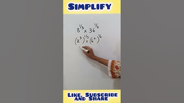 Simplify #exponent #power of power #maths #shorts #youtube