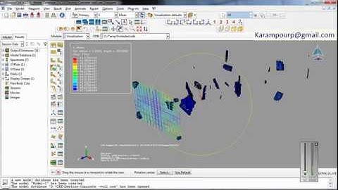 Simulation  Destroyer Load over the Concrete wall by using Abaqus