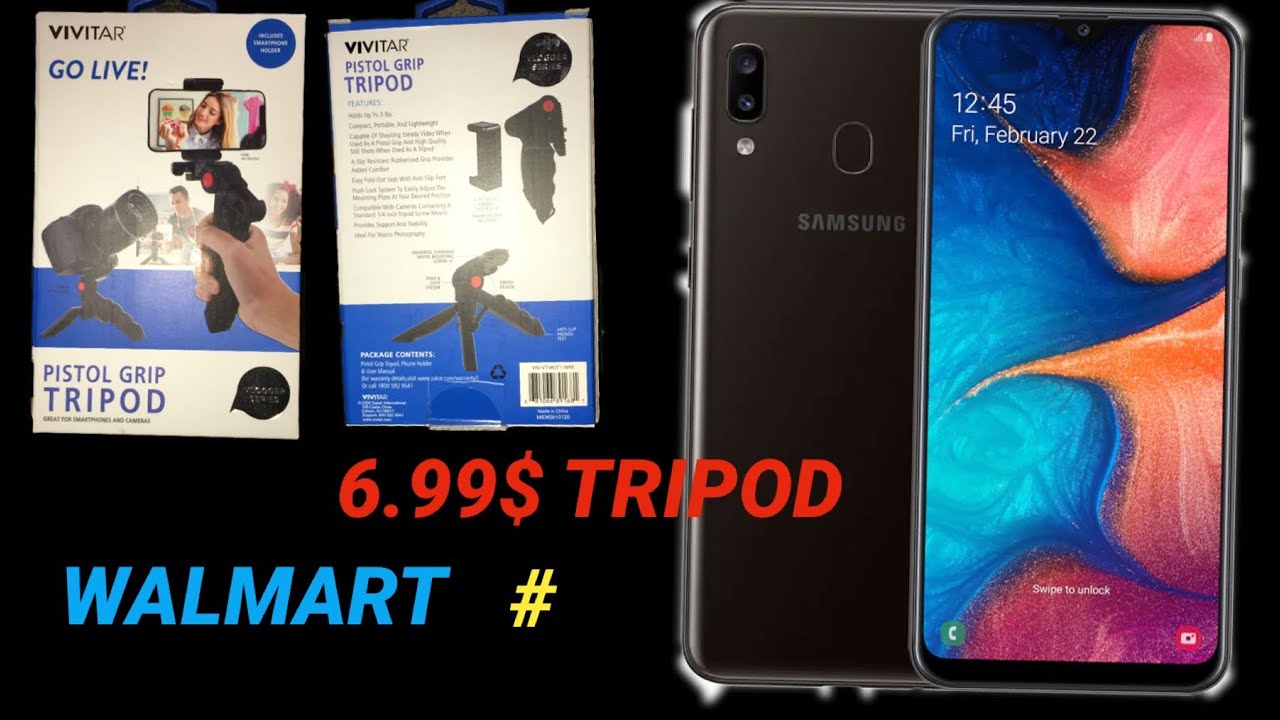 VIVITAR PISTOL GRIP TRIPOD FROM WALMART YouTube