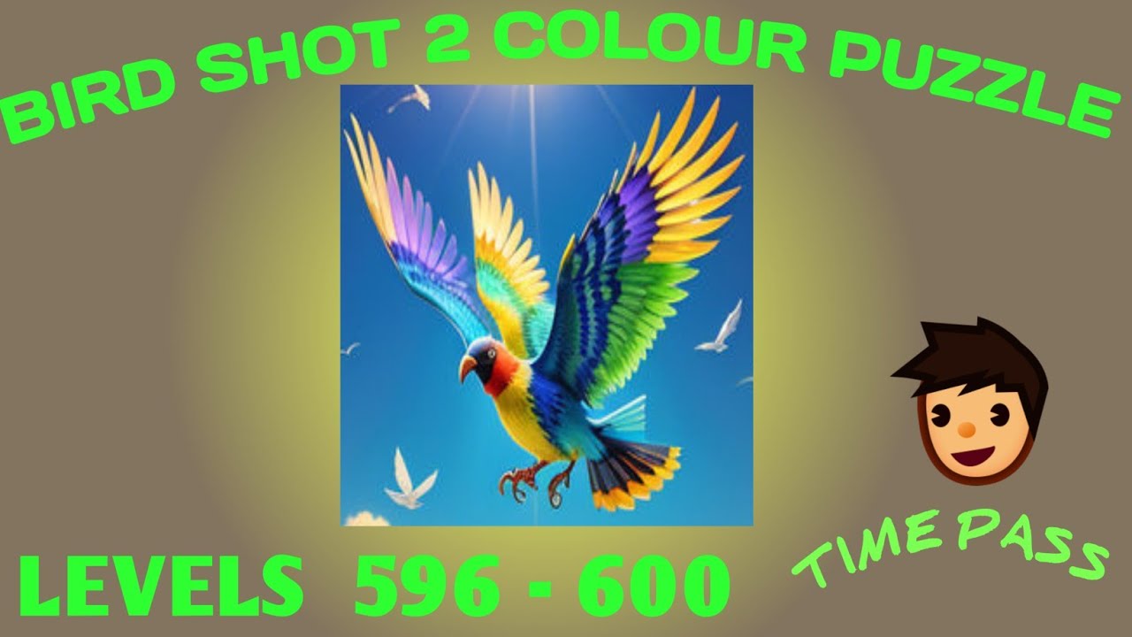 Bird sort 2 colour puzzle 🐦level595-600 #birdsortcolorpuzzle