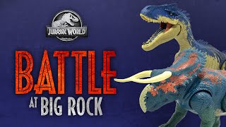 Jurassic World Battle at Big Rock Allosaurus Nasutoceratops Toys Found collectjurassic com