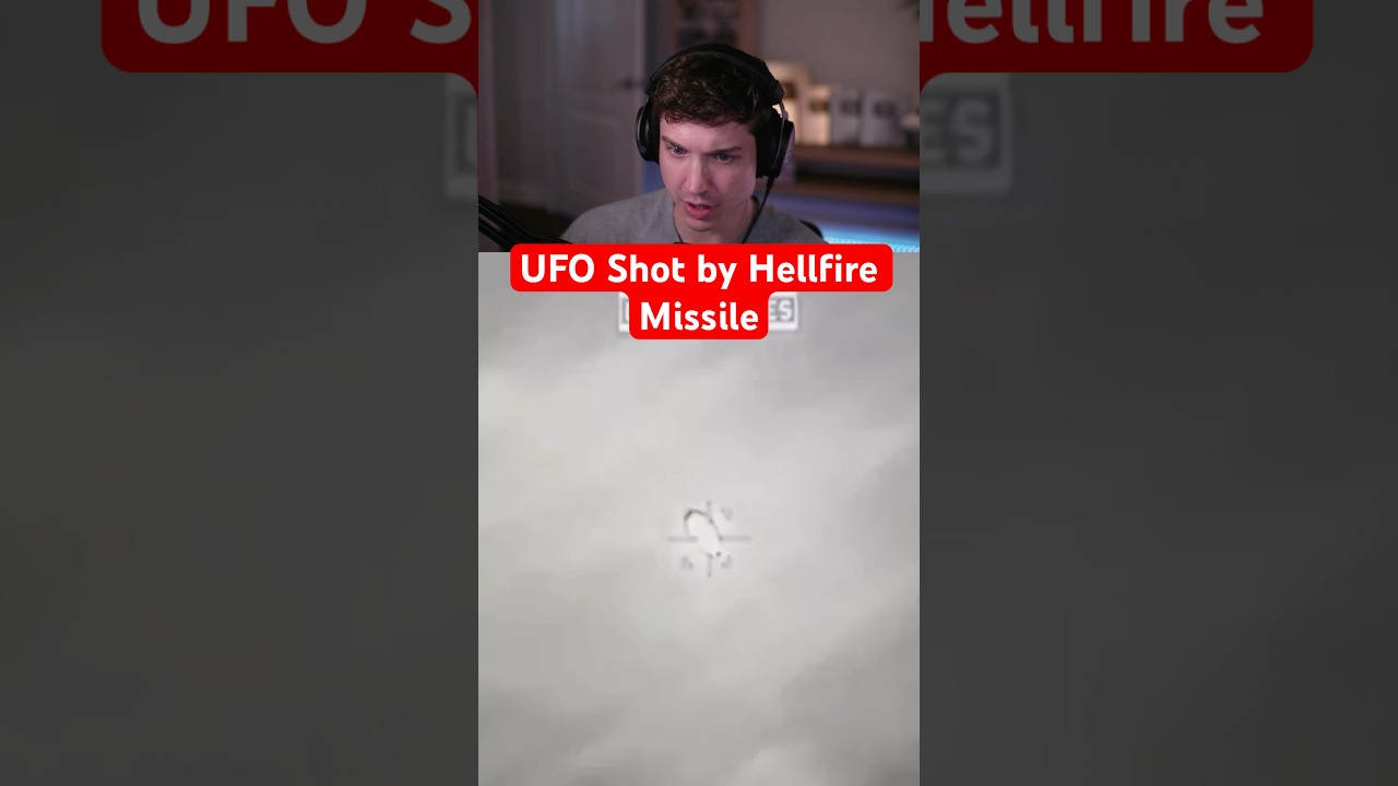 UFO Shot by Hellfire Missile