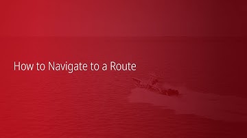 Simrad NSSevo3S  | How to Navigate to a Route