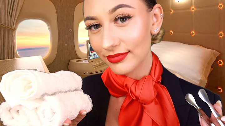 ASMR Luxury Flight Attendant Roleplay  (Soft Spoke...