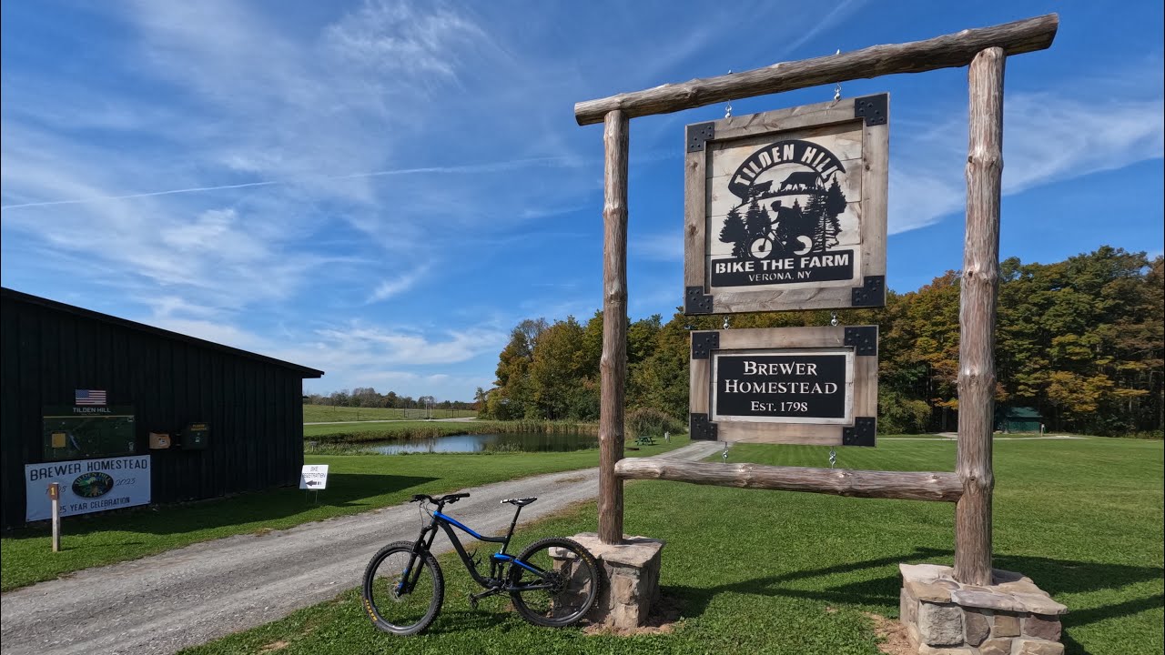Biking the Farm The Trails at Tilden Hill Farm! YouTube