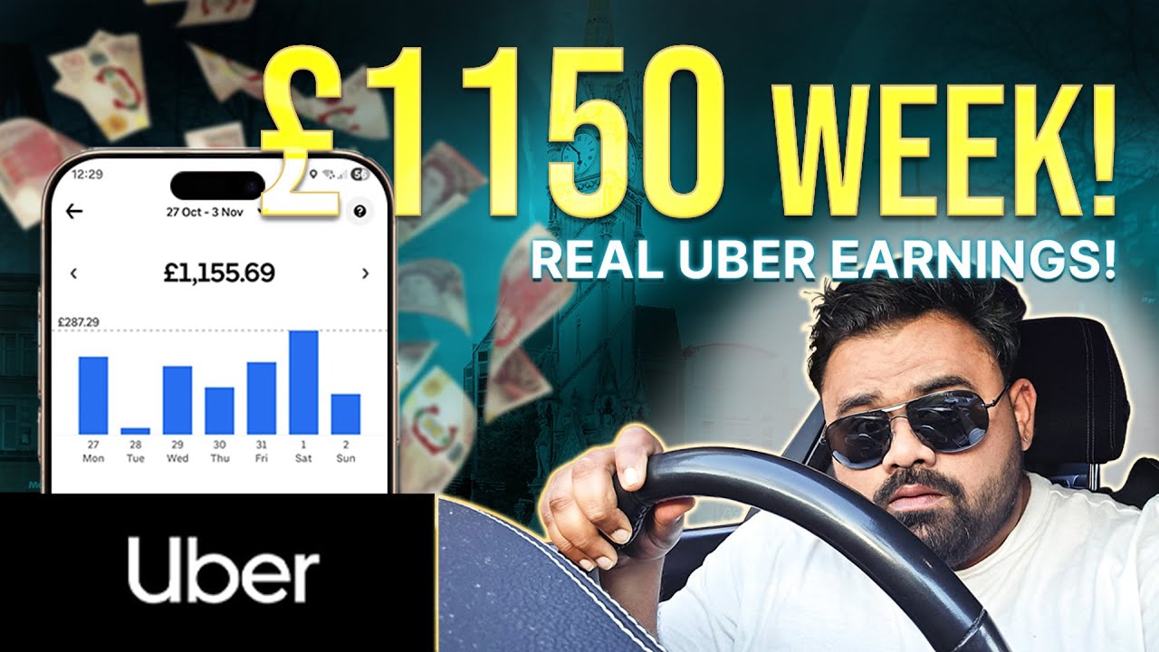 На этой неделе я заработал 1150 фунтов стерлингов, работая водителем Uber!