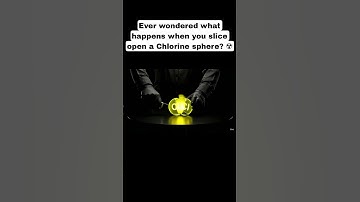 Cutting Open a Chlorine Sphere ☣ Toxic Gas Unleashed!