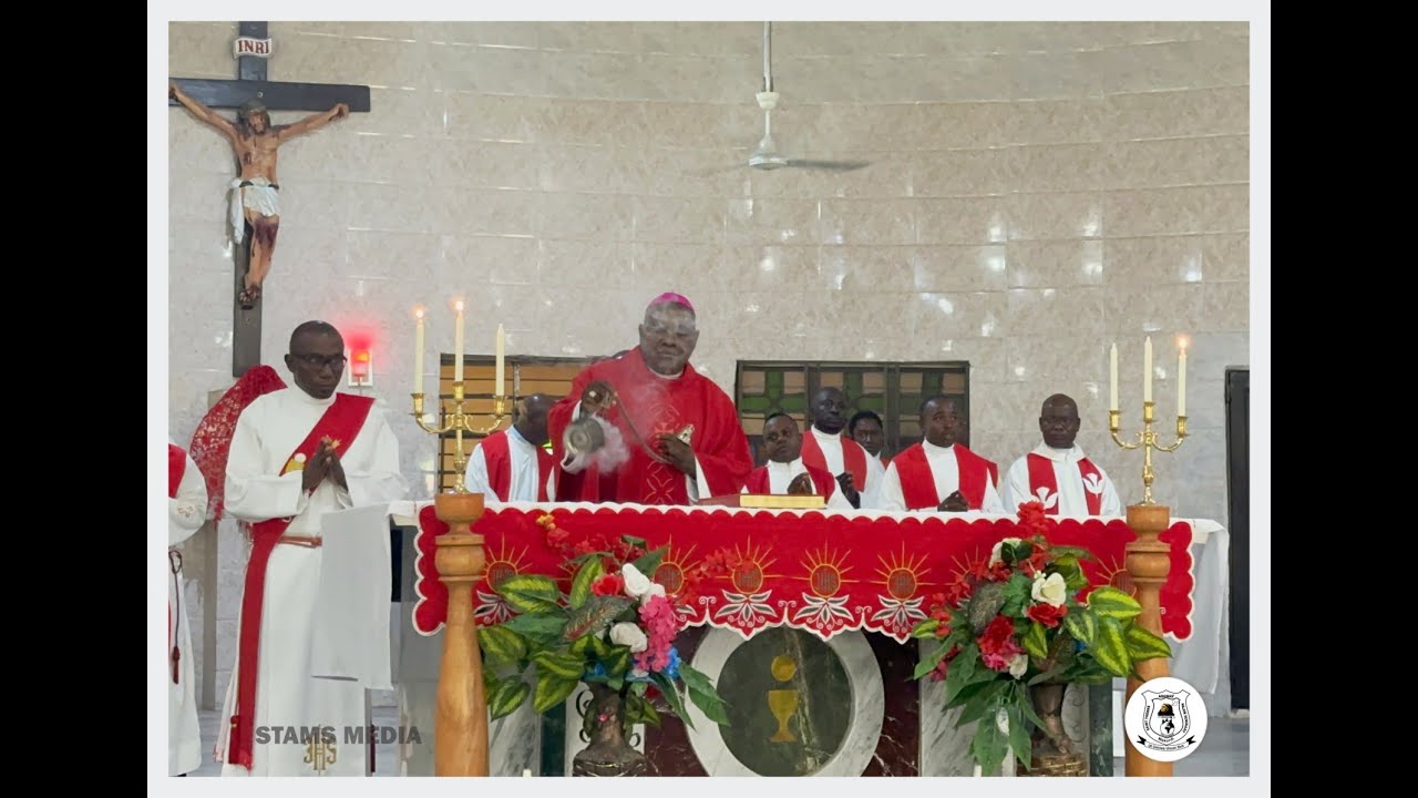 St Thomas Aquinas Major Seminary, Makurdi - Nigeria. Solemn Mass with Bishop/Priests/Seminarians.