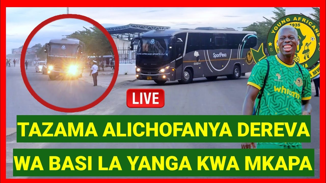 TAZAMA WALICHOFANYA DEREVA WA YANGA BAADA YA KUTUA KWA MKAPA KWELI AZAM ...