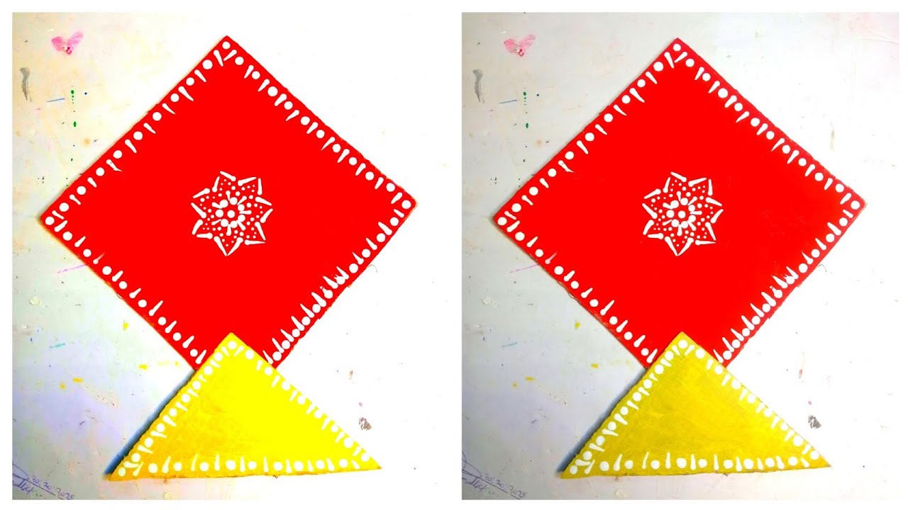 Kite making craft ideas//kite making at hom//