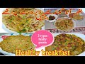 Healty breakfast racipeparathavegetable paratha taste your choice    