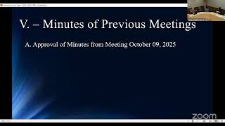 Zoning Board of Appeals Regular Meeting Jan 8, 2026