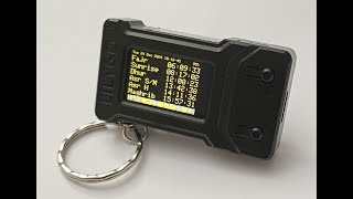 Prayer Time Display - TTGO T-Display - 25 Dec 2024