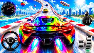 Mega Ramp Car Stunt 3D - Expensive BMW Car Extreme Mega Ramp Impossible Stunt Gameplay screenshot 1