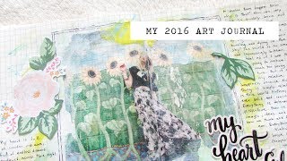 ART JOURNAL FLIP THROUGH | my 2016 art journal
