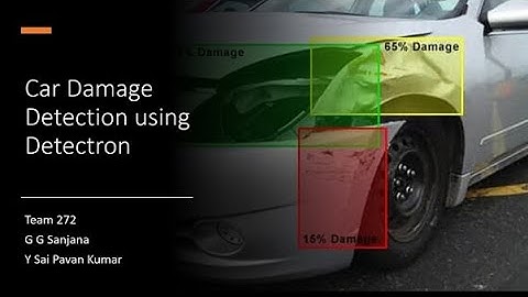 Car Damage Detection using Detectron Tool