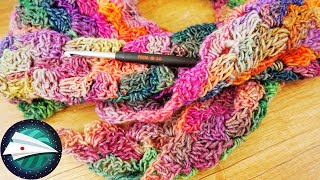 DIY! 秋色がかわいいビッグストールを編もう  長編みができたら編める！