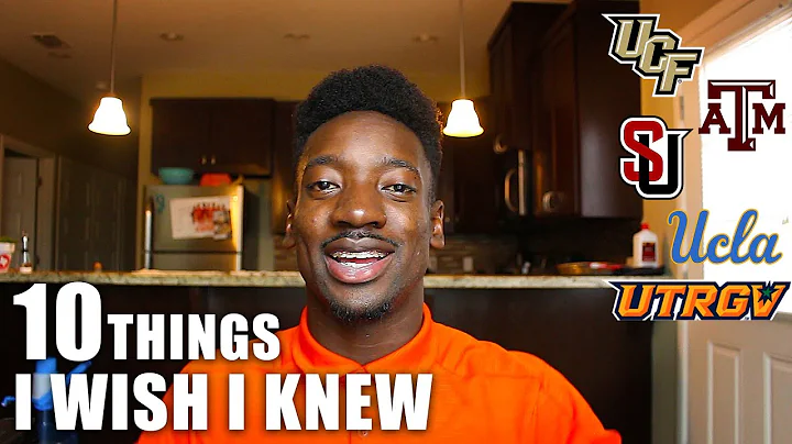 10 THINGS I WISH I KNEW BEFORE GOING TO  COLLEGE | Best advice for Anyone going to College