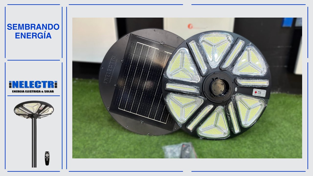 LUMINARIA SOLAR CIRCULAR 600W || INELECTRI S. A. C.