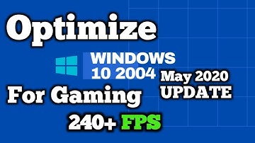 How To Optimize Windows 10 2004 Update For Gaming