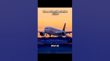 Choose your flag carrier airline…(Part 2) #aviation #airplane #viralvideo #fyp #viral #trending