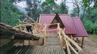 Build a high balcony connecting two houses to enjoy the natural scenery by TUNG BUSHCRAFT 4,150 views 2 months ago 30 minutes