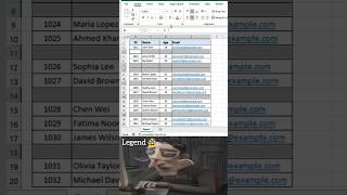 Excel Trick That Saves Hours 😱 #excel #exceltips #excelfunctions #spreadsheet #shorts