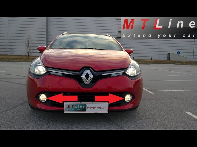 Blæse volatilitet Glow Renault Clio IV - fog lights on with reverse gear active - vključitev  meglenk ob vzvratni prestavi - YouTube