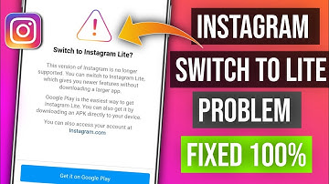 😥switch to instagram lite problem | insta login problem | instagram switch to instagram lite problem